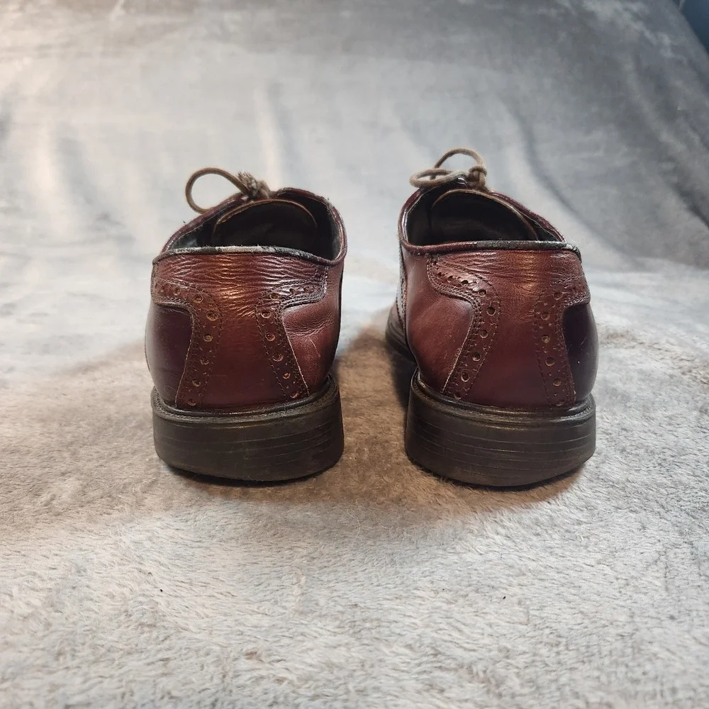 Nunn Bush Shoes Mens 12 Brown Leather‎ Oxford Dress Macallister 84046-200